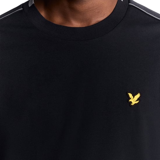 Camiseta Lyle &amp; Scott Azul Marino Con Cinta - Image 4