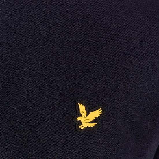 Camiseta Lyle &amp; Scott Azul Marino Con Cinta - Image 5