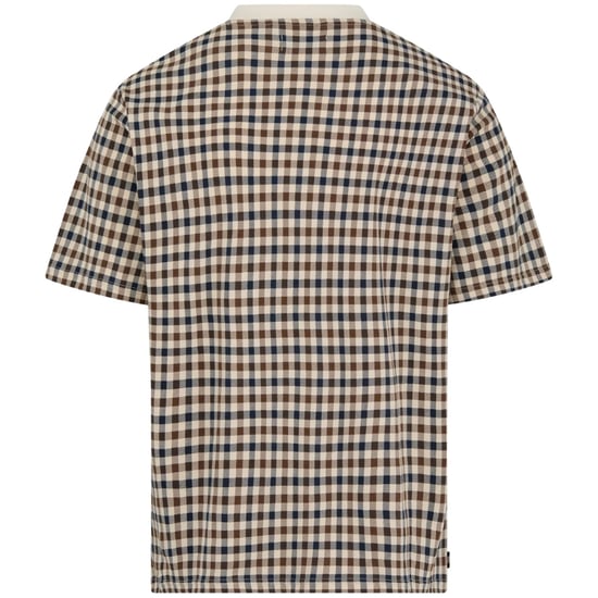 Camiseta Aquascutum Active Iconic Check Old White Beige - Image 2