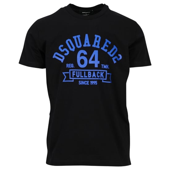 Camiseta Negra Universitaria Dsquared2 Cigarette Fit - Image 1