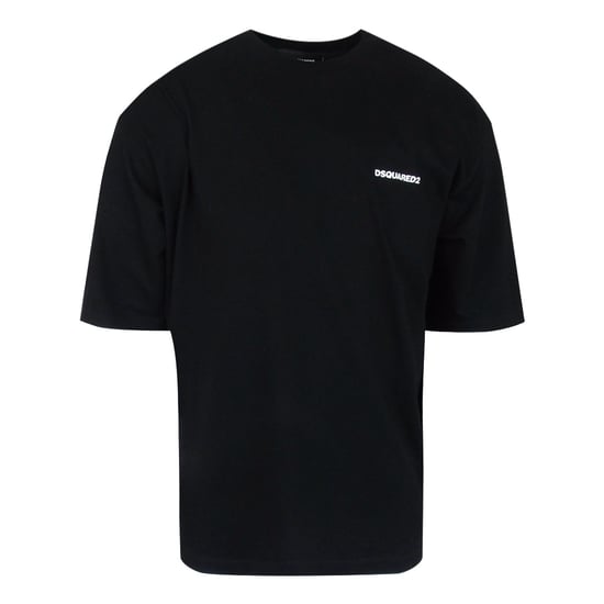 Camiseta Negra Con Logo En Negrita De Dsquared2 En La Espalda - Image 1