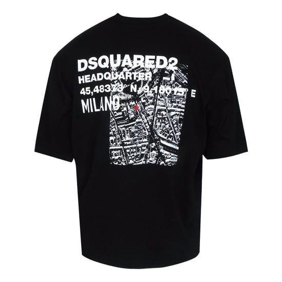 Camiseta Negra Con Logo En Negrita De Dsquared2 En La Espalda - Image 2