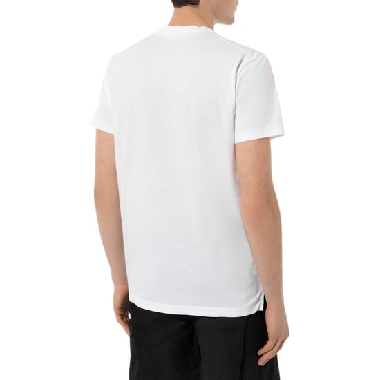 Camiseta Blanca Con Estampado De Cigarrillos Dsquared2 "the Cool Guy" - Image 3