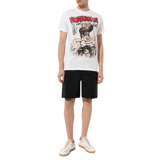 Camiseta Blanca Con Estampado De Cigarrillos Dsquared2 "the Cool Guy" - Image 5