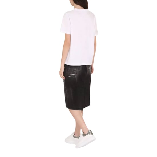 Camiseta Blanca De Cuello Redondo Con Estampado Del Logo De Dsquared2 - Image 4