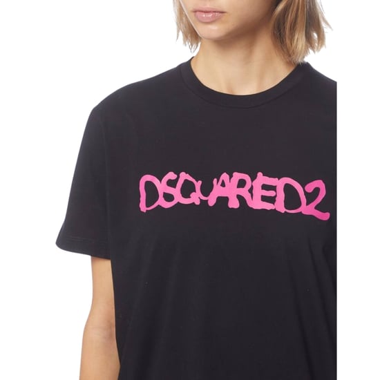 Camiseta Negra Con Logo De Graffiti De Dsquared2 - Image 4