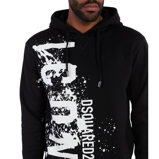 Sudadera Con Capucha Negra Dsquared2 Cool Fit Icon Splash Logo - Image 4