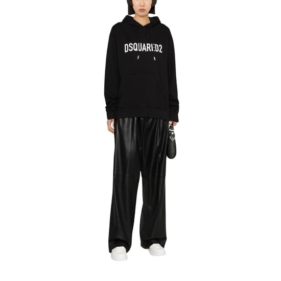 Sudadera Con Capucha Negra Con Logo De La Marca Dsquared2 Cool Fit - Image 2