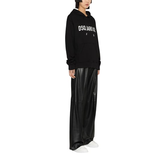 Sudadera Con Capucha Negra Con Logo De La Marca Dsquared2 Cool Fit - Image 3