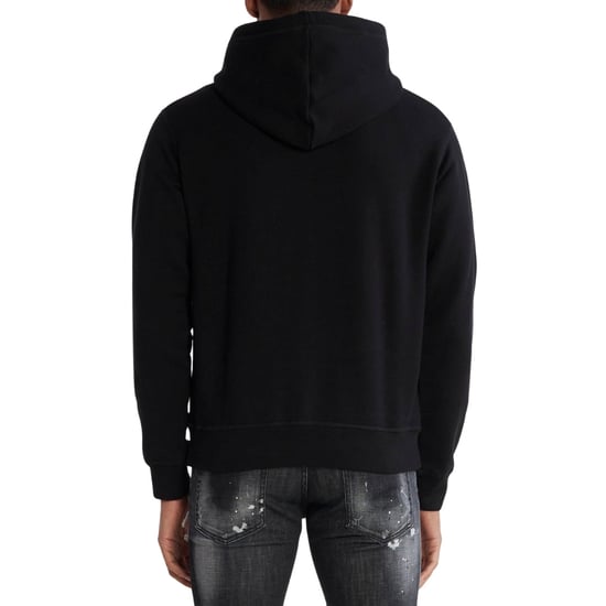 Sudadera Con Capucha Negra De Corte Ajustado Con El Logo De Dsquared2 Icon Scribble - Image 3