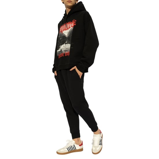 Sudadera Negra Con Capucha Horror Lodge De Dsquared2 - Image 5