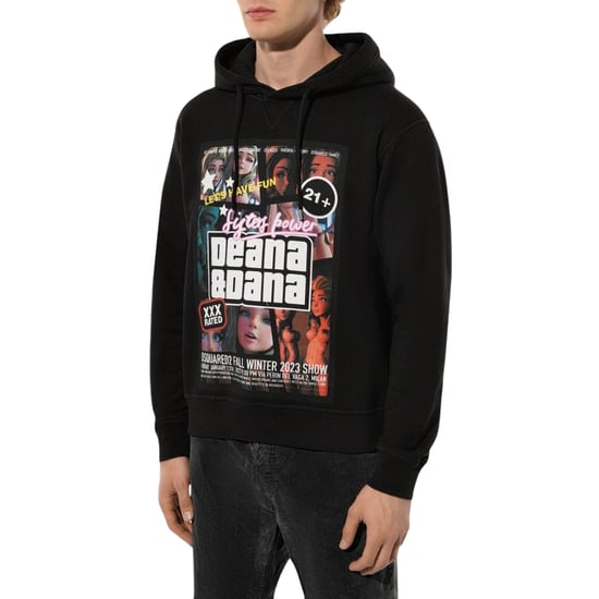 Sudadera Con Capucha Negra De Dsquared2 Sisters Power Deana Y Dana - Image 2