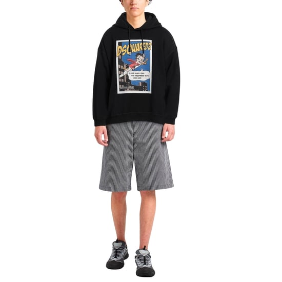 Sudadera Con Capucha Negra De Betty Boop De Dsquared2 - Image 4