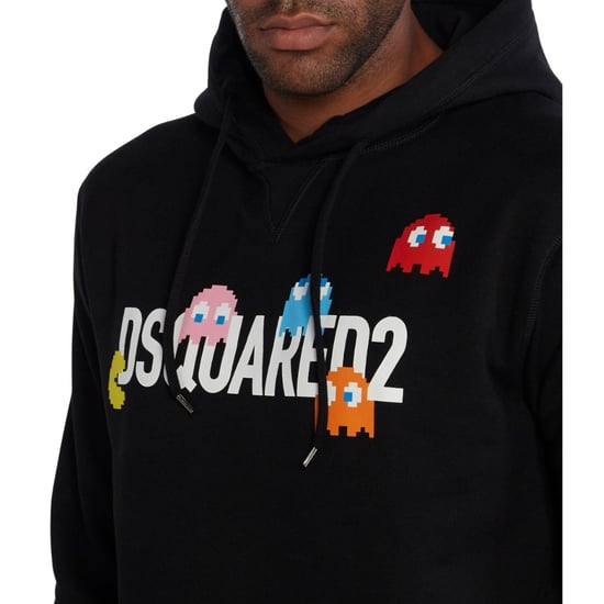 Sudadera Con Capucha Negra Dsquared2 Pac-man Cool Fit - Image 4