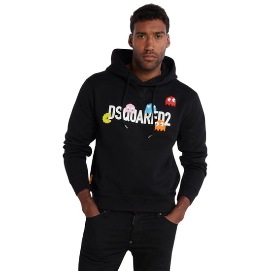Sudadera Con Capucha Negra Dsquared2 Pac-man Cool Fit - Image 5