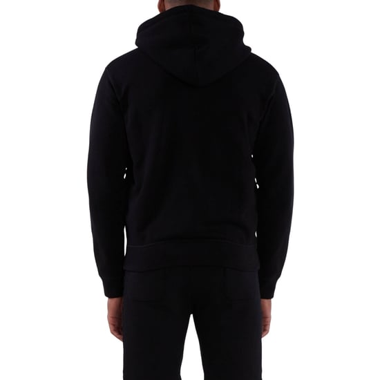 Sudadera Con Capucha Negra Con Cremallera Y Logo De Contorno De Icono De Dsquared2 - Image 5