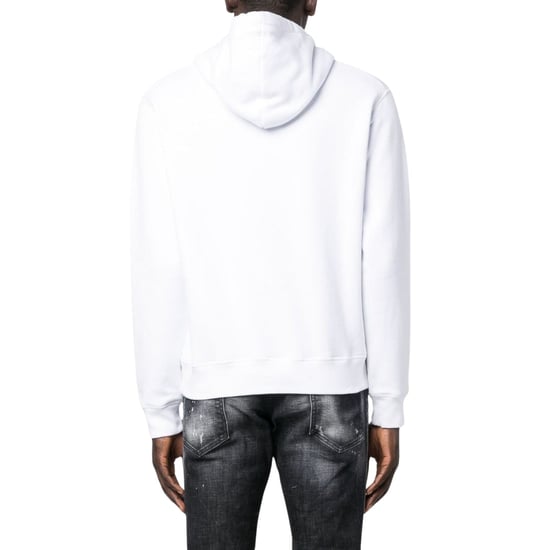 Sudadera Con Capucha Blanca Dsquared2 Pac-man Cool Fit - Image 3