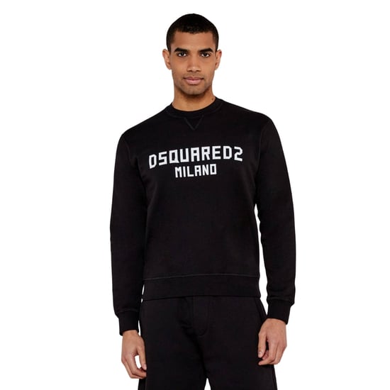 Sudadera Negra De Cuello Redondo Cool Fit Milano De Dsquared2 - Image 3