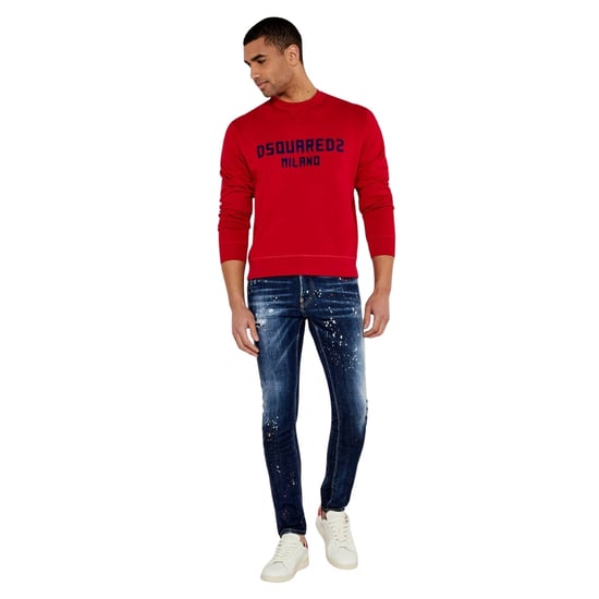 Jersey Rojo De Cuello Redondo Cool Fit Milano De Dsquared2 - Image 6