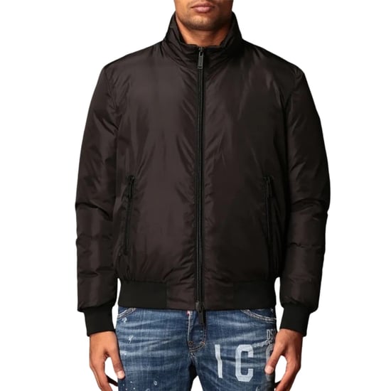 Chaqueta Bomber Acolchada Negra Dsquared2 Icon - Image 3