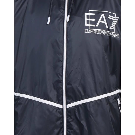 Chaqueta Con Capucha Azul Marino Ea7 - Image 4