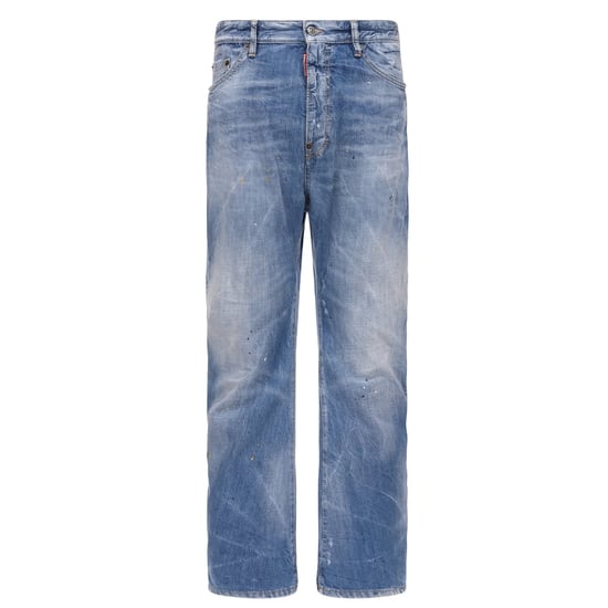 Vaqueros London Bro Lavados En Azul Bebé Limpio De Dsquared2 - Image 1