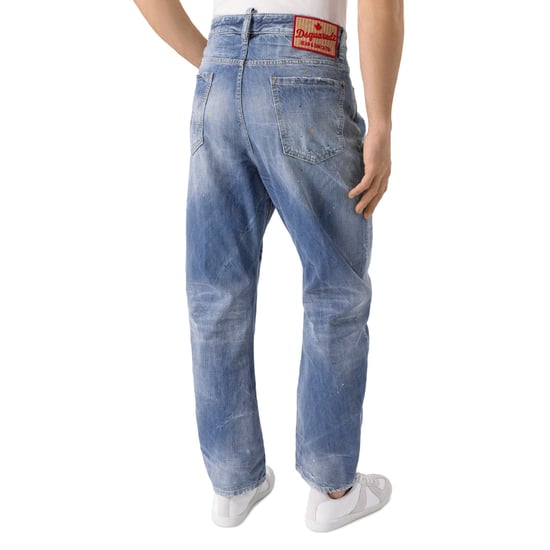 Vaqueros London Bro Lavados En Azul Bebé Limpio De Dsquared2 - Image 5