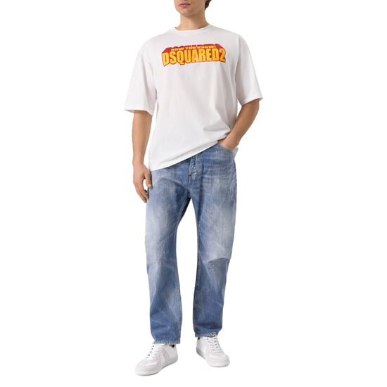 Vaqueros London Bro Lavados En Azul Bebé Limpio De Dsquared2 - Image 6