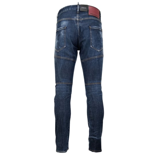 Dsquared2 Tidy Biker Jean Estilo Ligeramente Usado Jeans Azules - Image 2