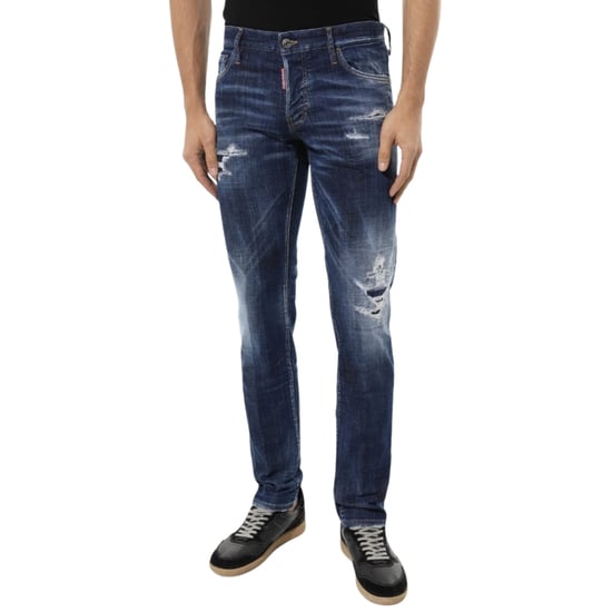 Jeans Ajustados Dsquared2 De Color Azul Desgastado - Image 3