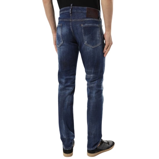Jeans Ajustados Dsquared2 De Color Azul Desgastado - Image 4