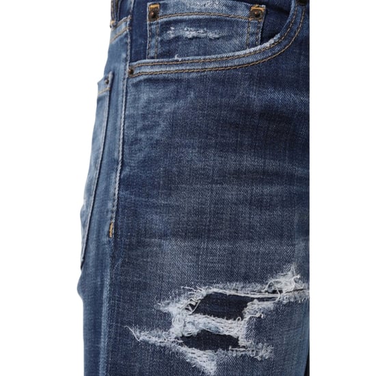 Jeans Ajustados Dsquared2 De Color Azul Desgastado - Image 5