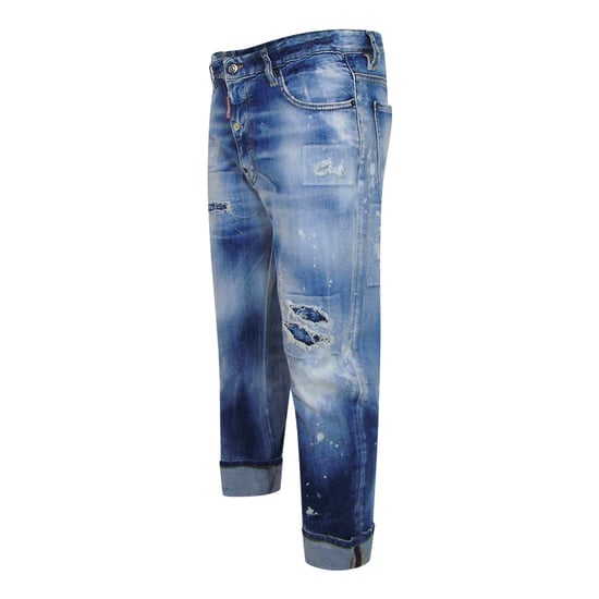 Dsquared2 Big Brother Jean Vaqueros Azules Reforzados Y Desgastados - Image 4