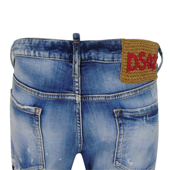 Dsquared2 Big Brother Jean Vaqueros Azules Reforzados Y Desgastados - Image 5