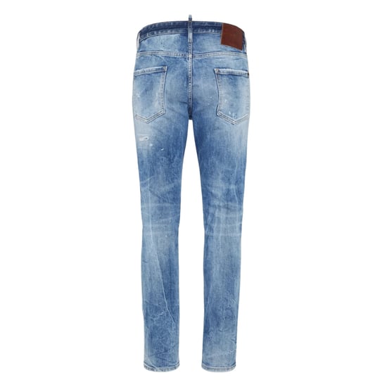 Vaqueros Cool Guy Con Lavado Scarface Claro De Dsquared2 En Azul Marino - Image 2