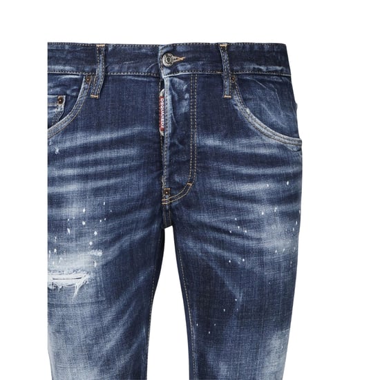 Jeans Skater Dsquared2 En Mezclilla Desgastada - Image 3