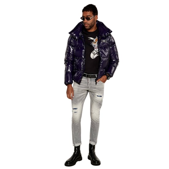 Vaqueros Grises Ajustados Con Salpicaduras De Pintura Cool Guy De Dsquared2 - Image 4