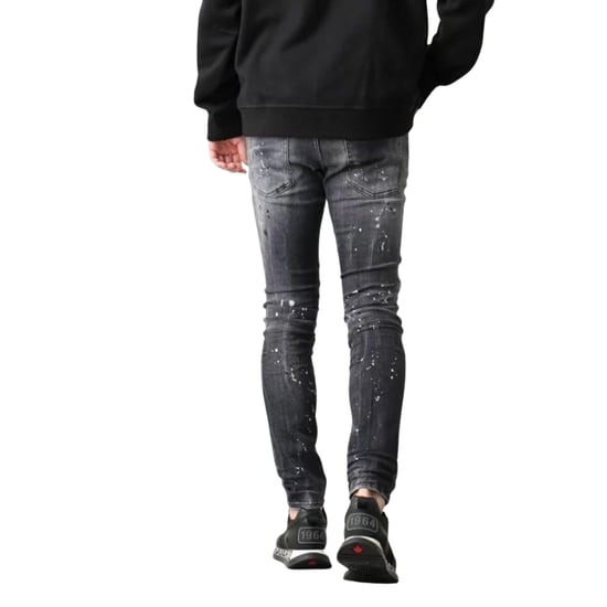 Dsquared2 Super Twinky Jean Black Diamond Destroyed Wash Jeans - Image 3