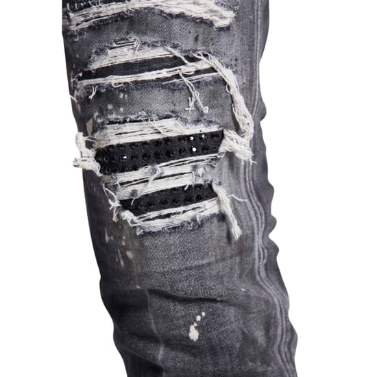 Dsquared2 Super Twinky Jean Black Diamond Destroyed Wash Jeans - Image 5