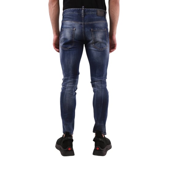 Jeans Dsquared2 Skater Jean Descoloridos Azul Oscuro - Image 5