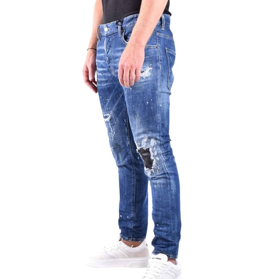 Jeans Dsquared2 Skater Con Efecto De Salpicaduras De Pintura Reforzadas Y Desgastadas - Image 5