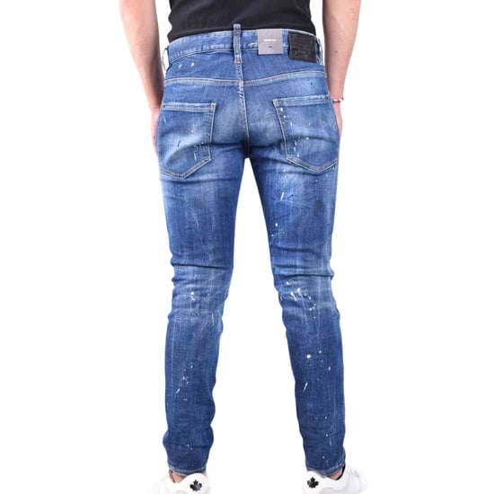 Jeans Dsquared2 Skater Con Efecto De Salpicaduras De Pintura Reforzadas Y Desgastadas - Image 6