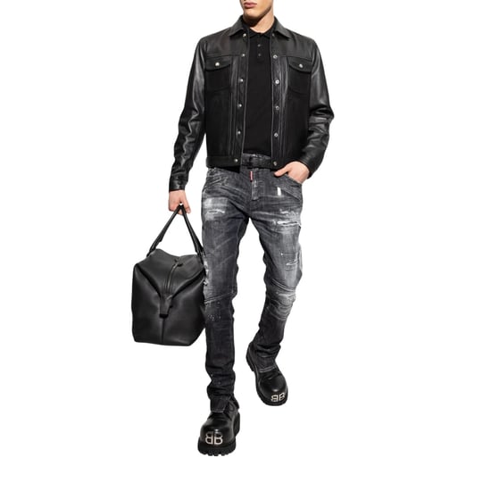 Vaqueros Negros De Corte Skater De Dsquared2 - Image 6