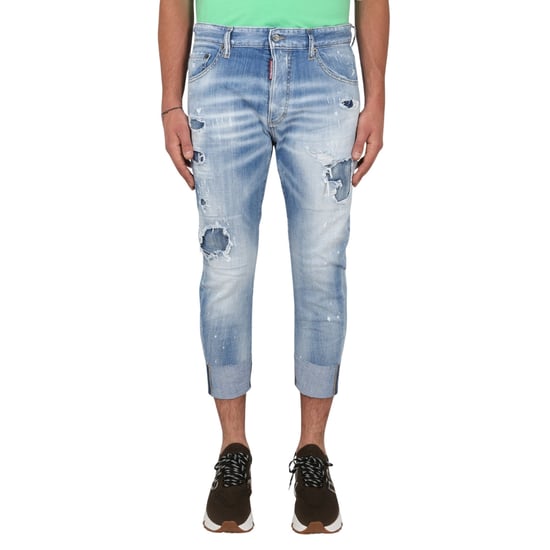 Vaqueros Azules De Mezclilla Reforzada Con Efecto Desgastado Sailor Jean De Dsquared2 - Image 3