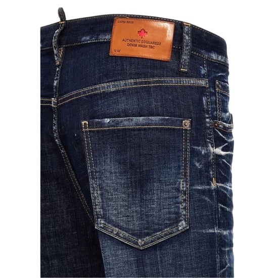 Dsquared2 642 Jeans Azules Desgastados - Image 4