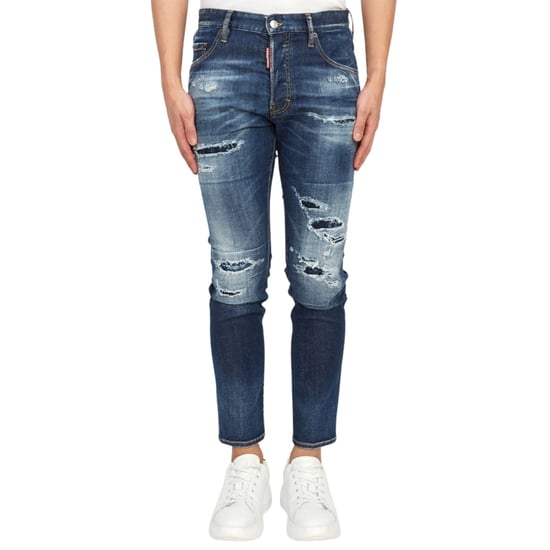 Jeans Dsquared2 Skater Jean Destroyed Refuerzados De Denim Azul - Image 2
