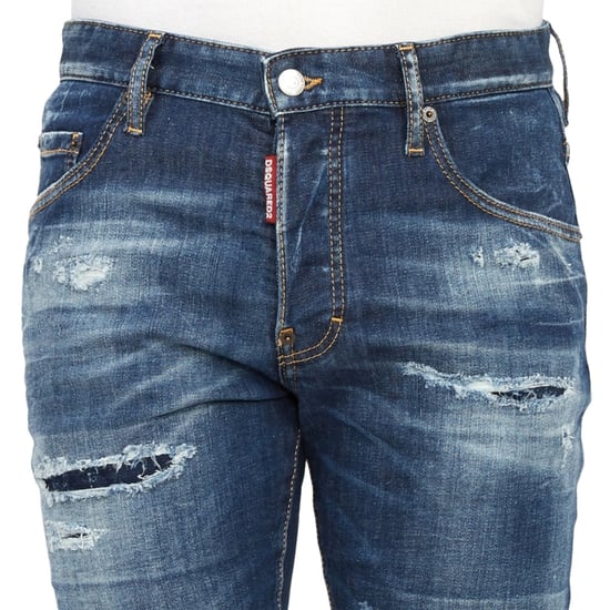 Jeans Dsquared2 Skater Jean Destroyed Refuerzados De Denim Azul - Image 6