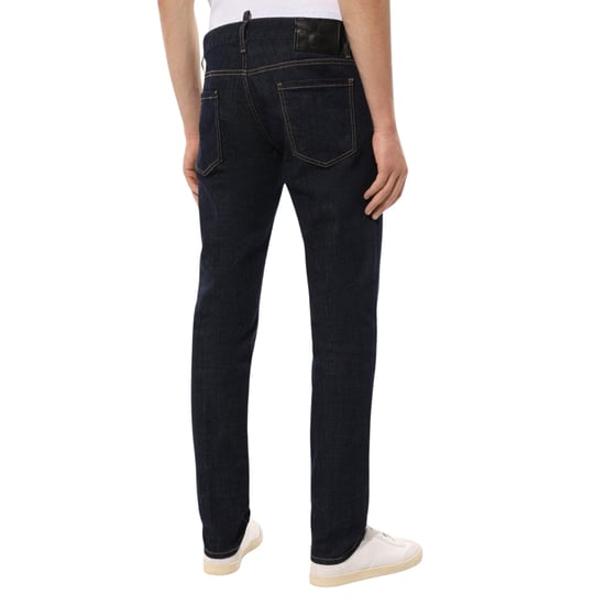 Jeans Ajustados Dsquared2 De Color Azul Oscuro - Image 3