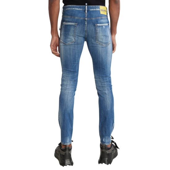 Vaqueros Azules Reforzados Con Efecto Desgastado Cool Guy De Dsquared2 - Image 4