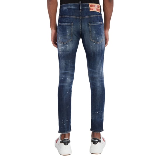 Jeans Dsquared2 Skater Jean Con Parches Reforzados Y Efecto Desgastado - Image 4